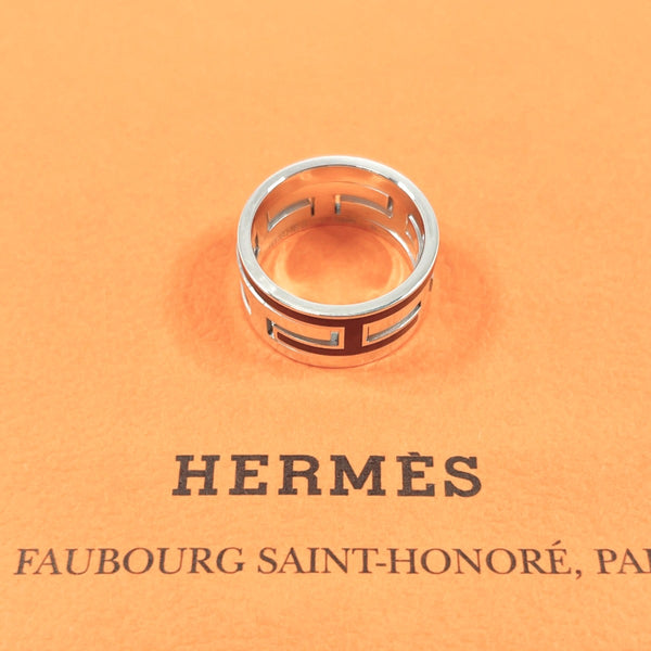 HERMES Ring Move ash Silver925 #US 6 Silver Silver Women Second hand