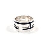 HERMES Ring Move ash Silver925 #US 6 Silver Silver Women Second hand