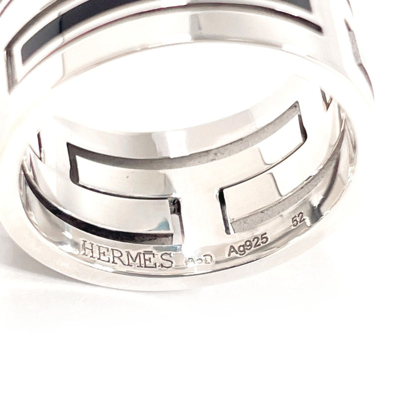 HERMES Ring Move ash Silver925 #US 6 Silver Silver Women Second hand
