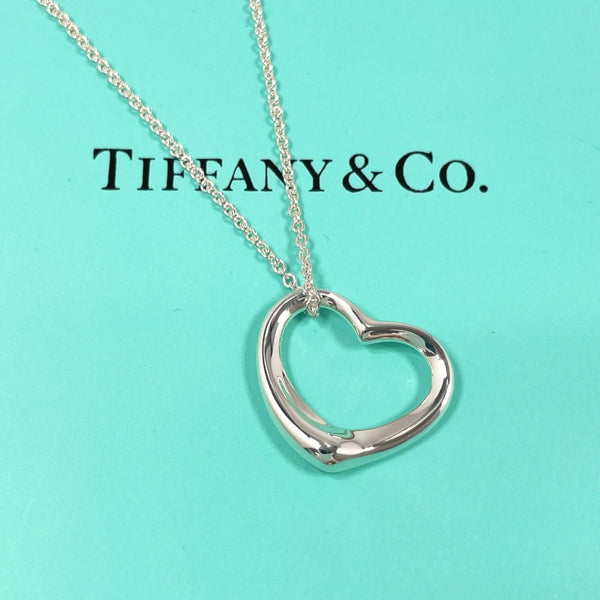 TIFFANY&Co. Necklace Open heart Elsa Peretti Silver925 Silver Women Second hand