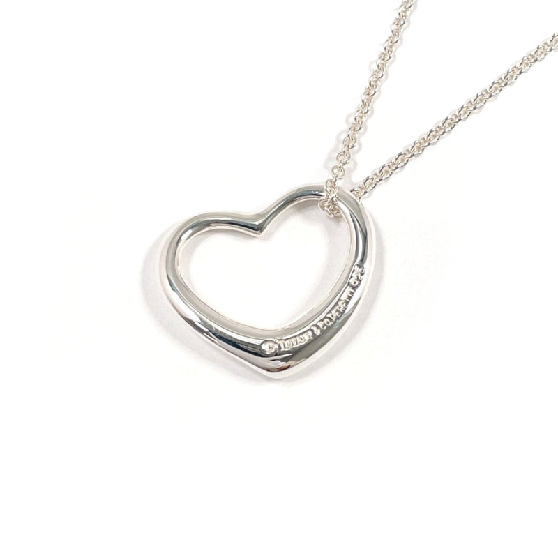 TIFFANY&Co. Necklace Open heart Elsa Peretti Silver925 Silver Women Second hand