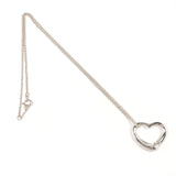TIFFANY&Co. Necklace Open heart Elsa Peretti Silver925 Silver Women Second hand