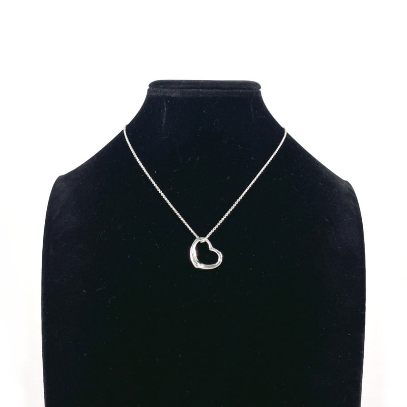 TIFFANY&Co. Necklace Open heart Elsa Peretti Silver925 Silver Women Second hand