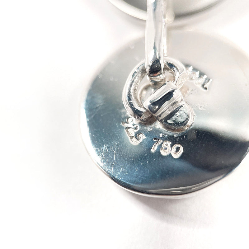 TIFFANY&Co. cuffs Cufflinks Button motif Silver925/K18 yellow gold Silver Silver mens Second hand