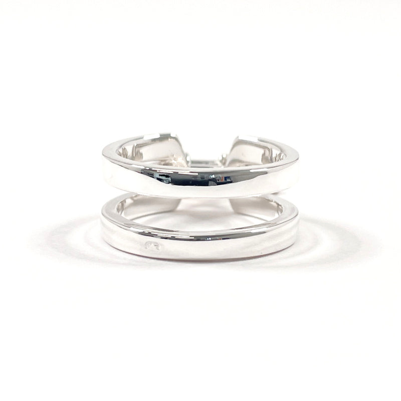 CELINE Ring Macadam Silver925 #US 5 1/4 Silver Women Second hand