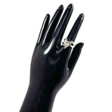 CELINE Ring Macadam Silver925 #US 5 1/4 Silver Women Second hand