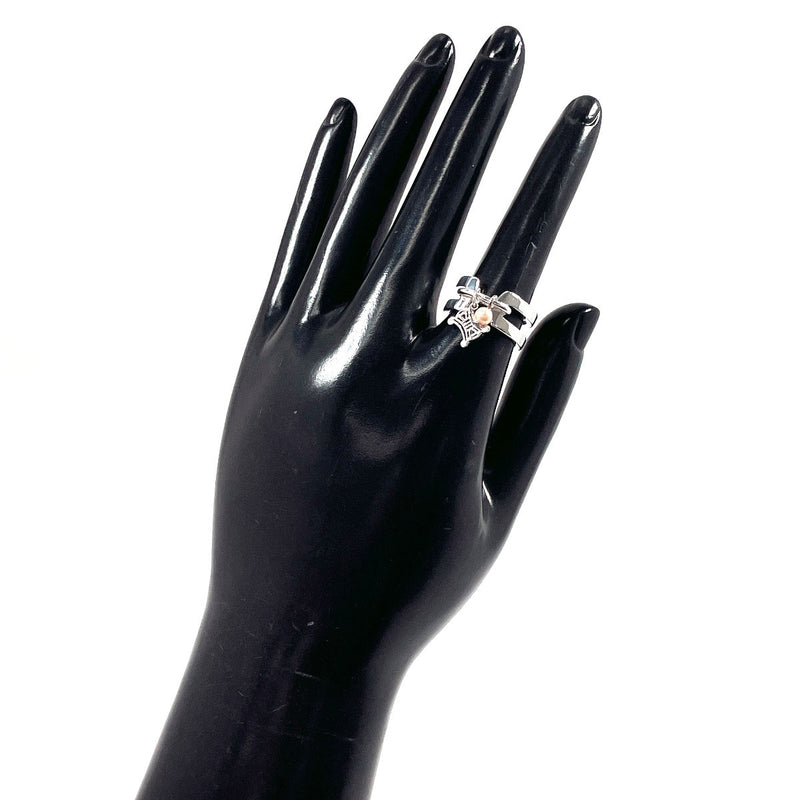 CELINE Ring Macadam Silver925 #US 5 1/4 Silver Women Second hand