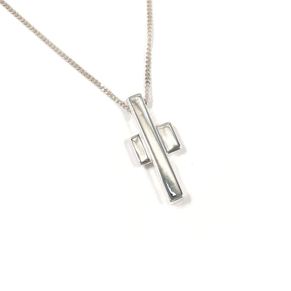 GUCCI Necklace cross Silver925 Silver unisex Second hand