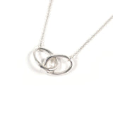 TIFFANY&Co. Necklace Double loop Elsa Peretti Silver925 Silver Women Second hand