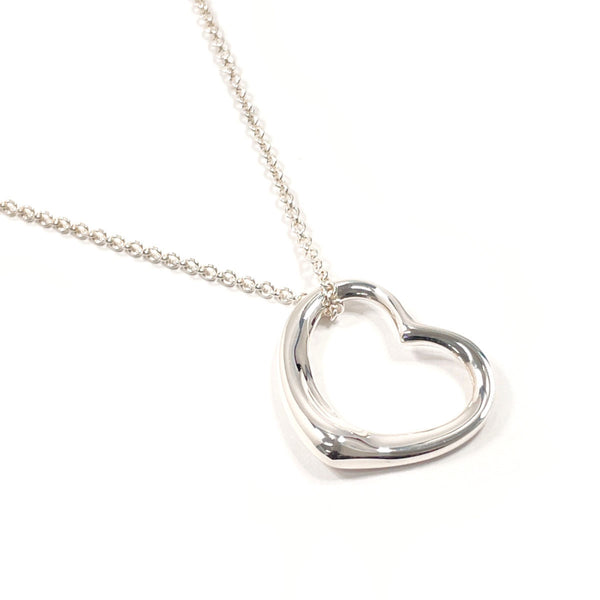 TIFFANY&Co. Necklace Open heart Elsa Peretti Silver925 Silver Women Second hand