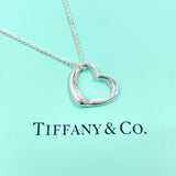 TIFFANY&Co. Necklace Open heart Elsa Peretti Silver925 Silver Women Second hand