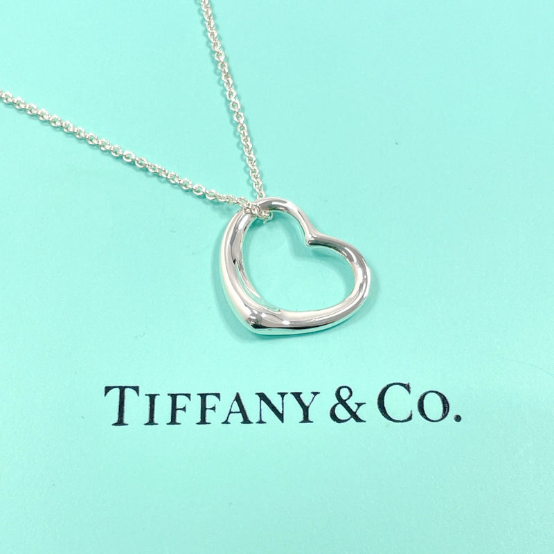 TIFFANY&Co. Necklace Open heart Elsa Peretti Silver925 Silver Women Second hand
