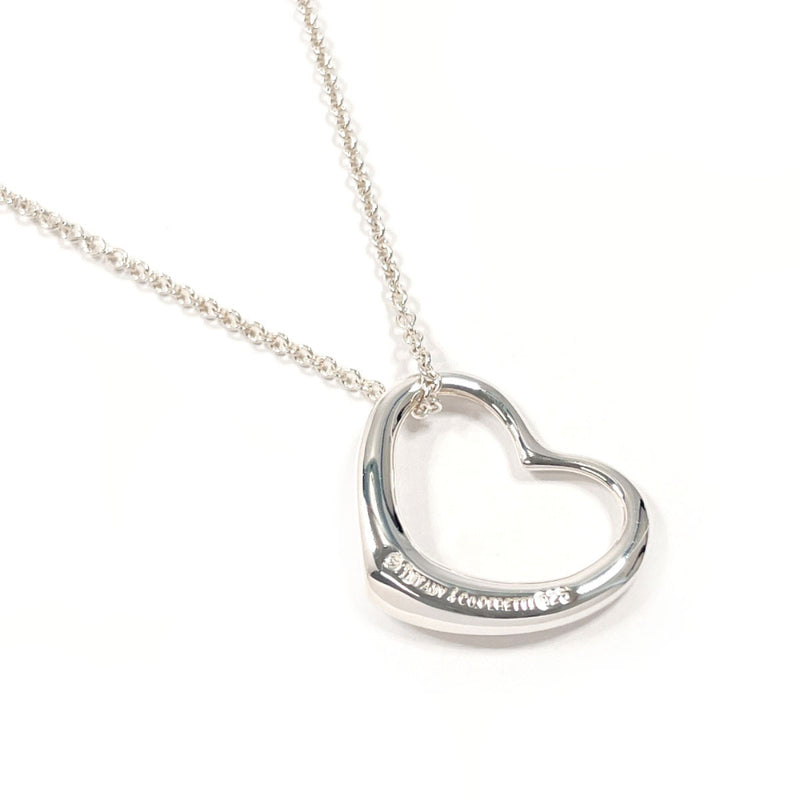 TIFFANY&Co. Necklace Open heart Elsa Peretti Silver925 Silver Women Second hand