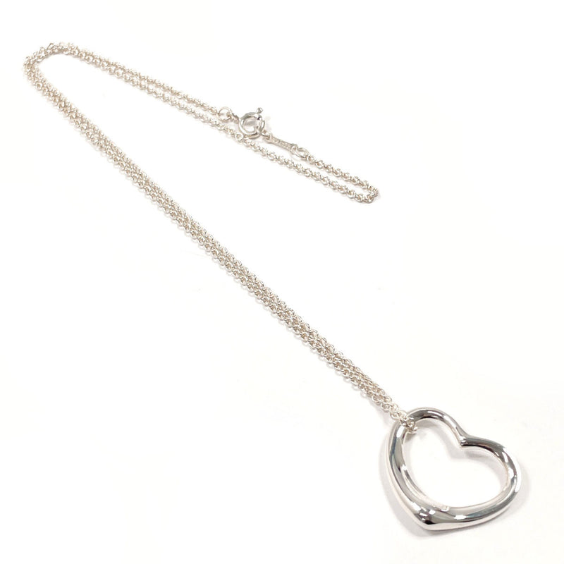 TIFFANY&Co. Necklace Open heart Elsa Peretti Silver925 Silver Women Second hand
