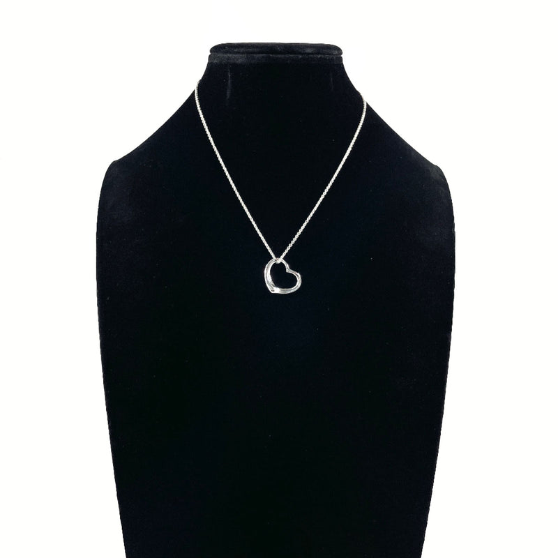 TIFFANY&Co. Necklace Open heart Elsa Peretti Silver925 Silver Women Second hand