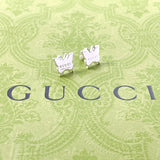 GUCCI earring butterfly Silver925/14 white gold Silver Women Second hand