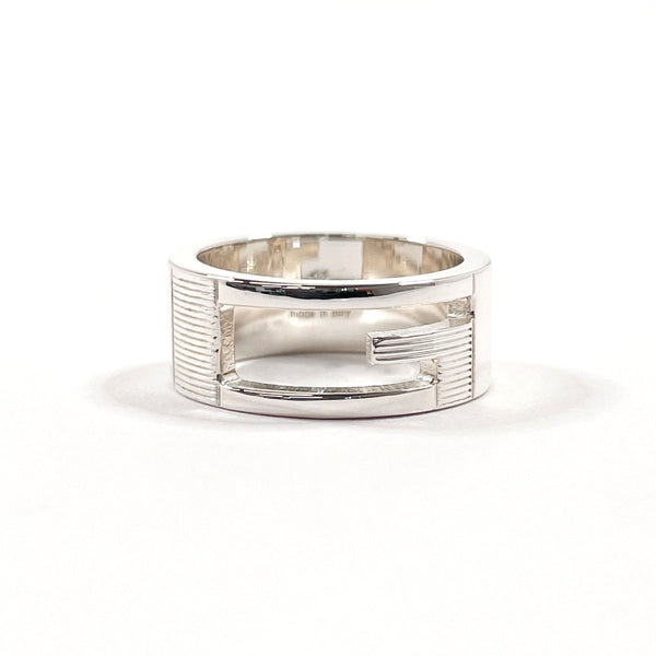 GUCCI Ring Branded Cutout G Silver925 #US 4 3/4 Silver Women Second hand