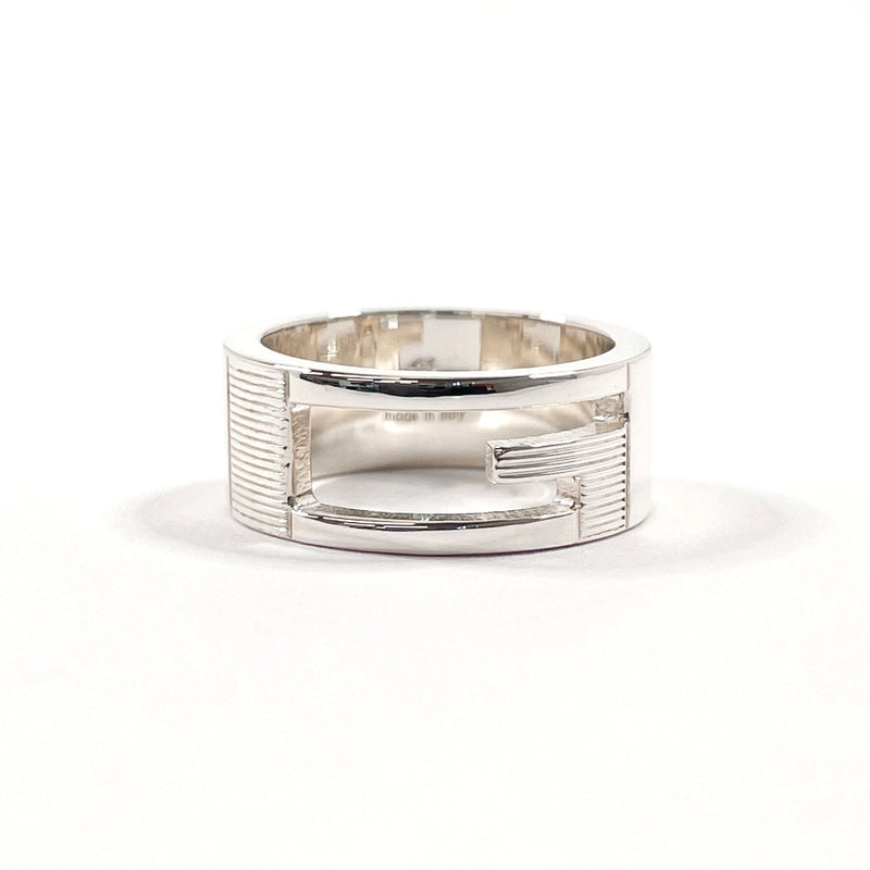 GUCCI Ring Branded Cutout G Silver925 #US 4 3/4 Silver Women Second hand