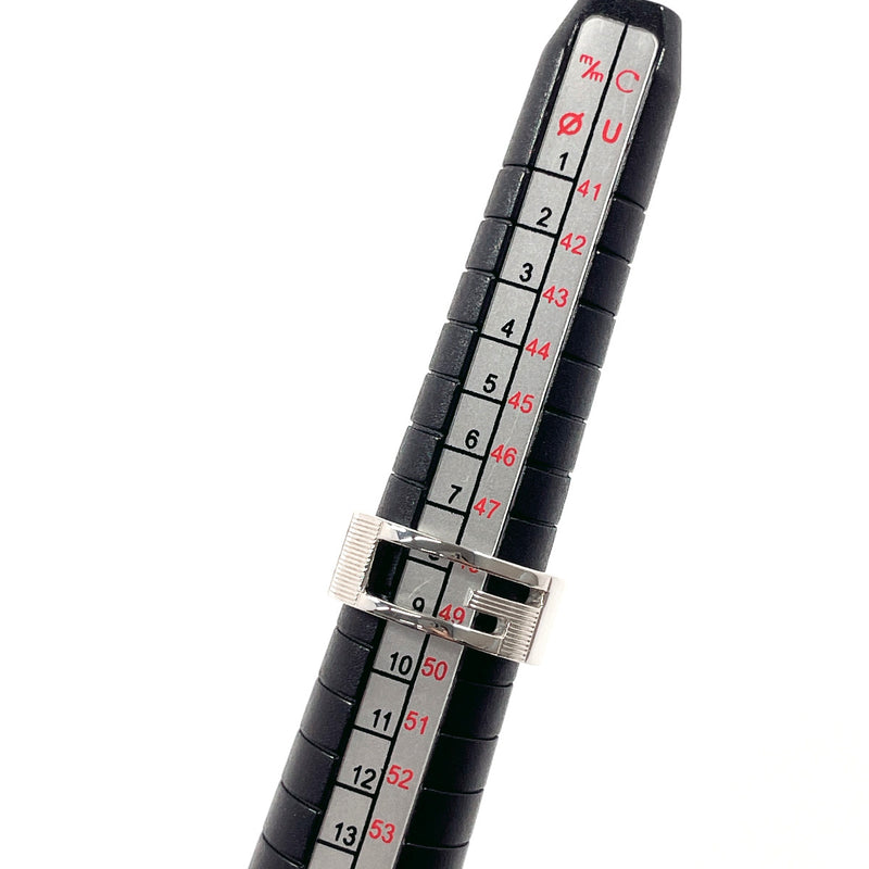 GUCCI Ring Branded Cutout G Silver925 #US 4 3/4 Silver Women Second hand