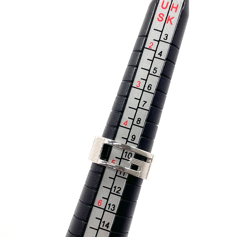 GUCCI Ring Branded Cutout G Silver925 #US 4 3/4 Silver Women Second hand
