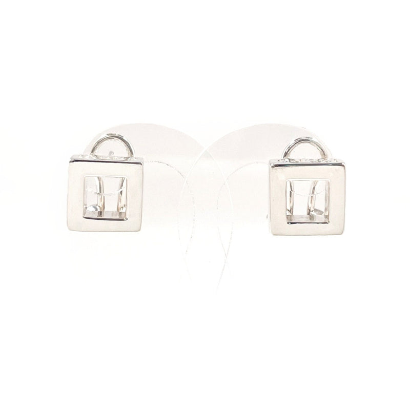 GUCCI earring Square Silver925 Silver Women Second hand
