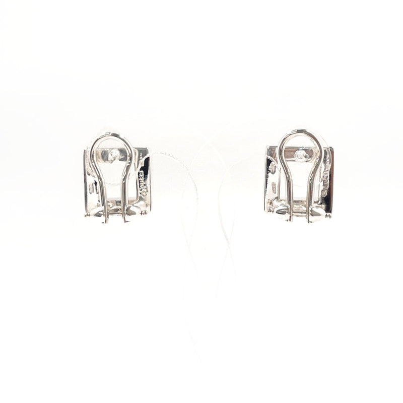 GUCCI earring Square Silver925 Silver Women Second hand