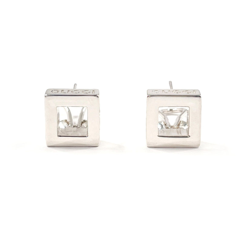GUCCI earring Square Silver925 Silver Women Second hand