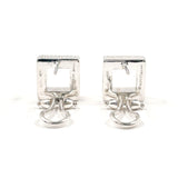 GUCCI earring Square Silver925 Silver Women Second hand