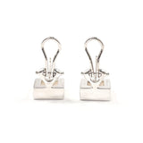 GUCCI earring Square Silver925 Silver Women Second hand