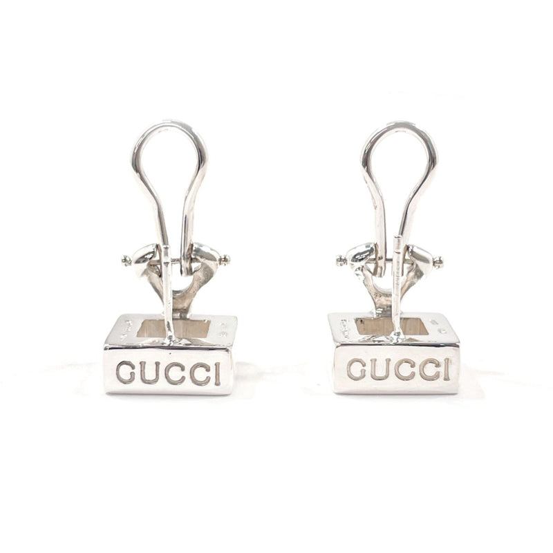 GUCCI earring Square Silver925 Silver Women Second hand
