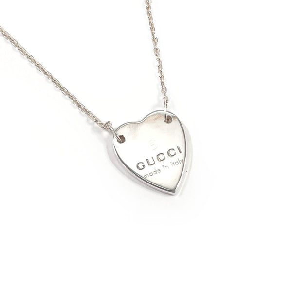 GUCCI Necklace 223512 J8400 8106 Trademark Heart Silver925 Silver Women Second hand