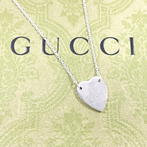 GUCCI Necklace 223512 J8400 8106 Trademark Heart Silver925 Silver Women Second hand