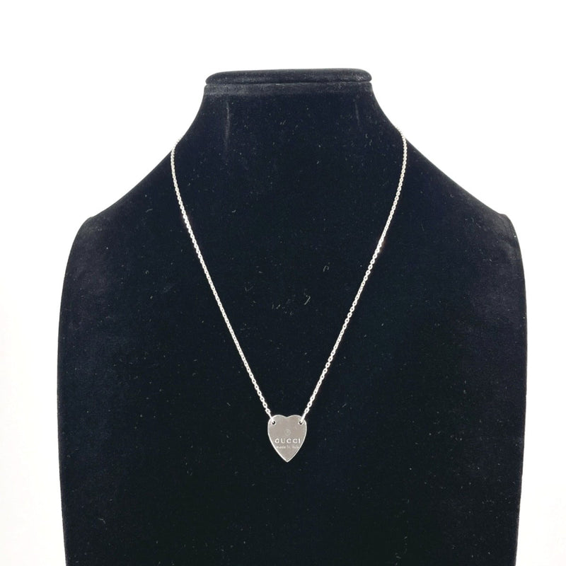 GUCCI Necklace 223512 J8400 8106 Trademark Heart Silver925 Silver Women Second hand