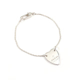 GUCCI bracelet Trademark Heart Silver925 Silver Women Second hand