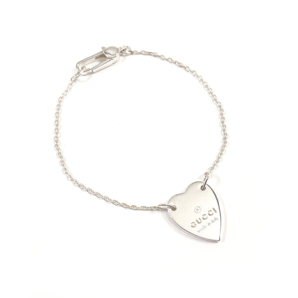 GUCCI bracelet Trademark Heart Silver925 Silver Women Second hand