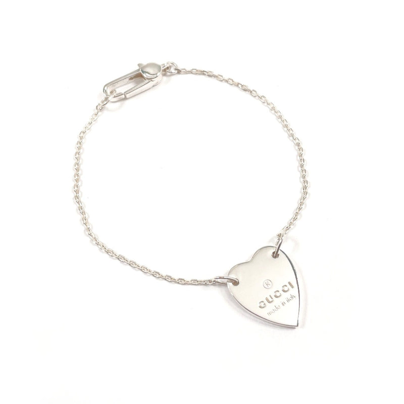 GUCCI bracelet Trademark Heart Silver925 Silver Women Second hand
