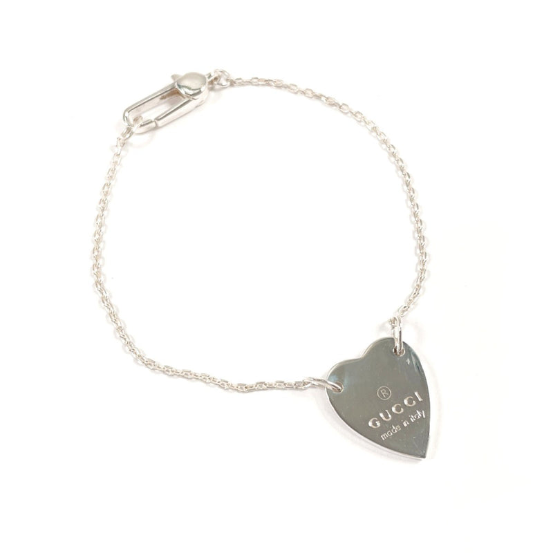 GUCCI bracelet Trademark Heart Silver925 Silver Women Second hand