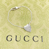 GUCCI bracelet Trademark Heart Silver925 Silver Women Second hand
