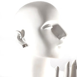 GUCCI earring G logo Silver925 Silver unisex Second hand