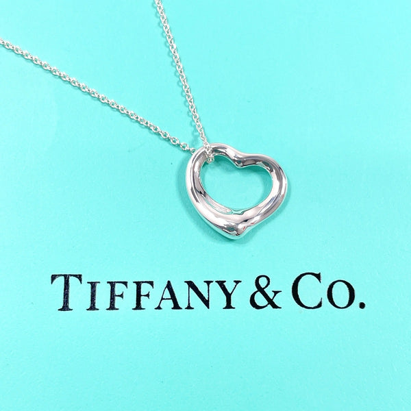 TIFFANY&Co. Necklace Open heart Elsa Peretti Silver925 Silver Women Second hand