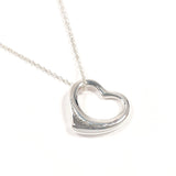 TIFFANY&Co. Necklace Open heart Elsa Peretti Silver925 Silver Women Second hand