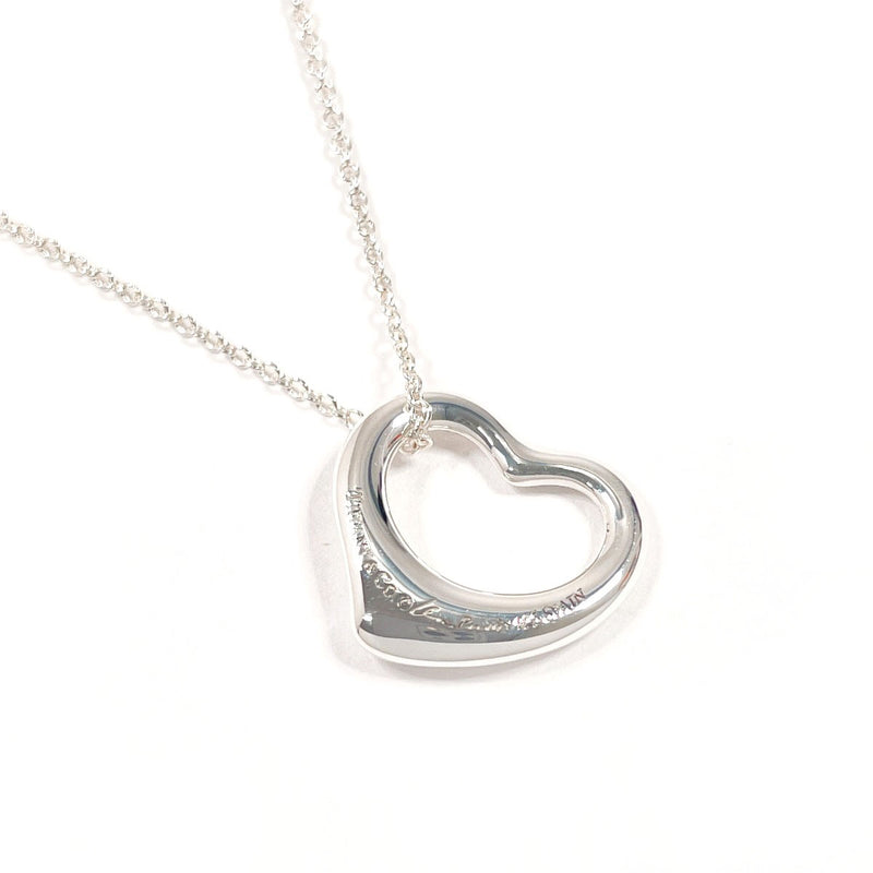 TIFFANY&Co. Necklace Open heart Elsa Peretti Silver925 Silver Women Second hand