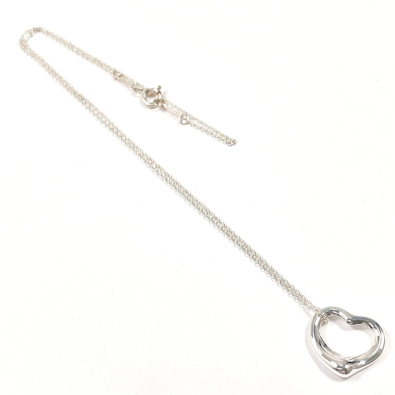 TIFFANY&Co. Necklace Open heart Elsa Peretti Silver925 Silver Women Second hand