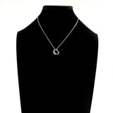 TIFFANY&Co. Necklace Open heart Elsa Peretti Silver925 Silver Women Second hand