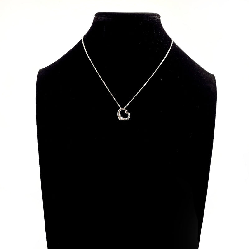 TIFFANY&Co. Necklace Open heart Elsa Peretti Silver925 Silver Women Second hand
