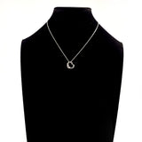 TIFFANY&Co. Necklace Open heart Elsa Peretti Silver925 Silver Women Second hand