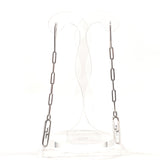 GUCCI earring Logo Swing Chain Silver925 Silver Women Second hand