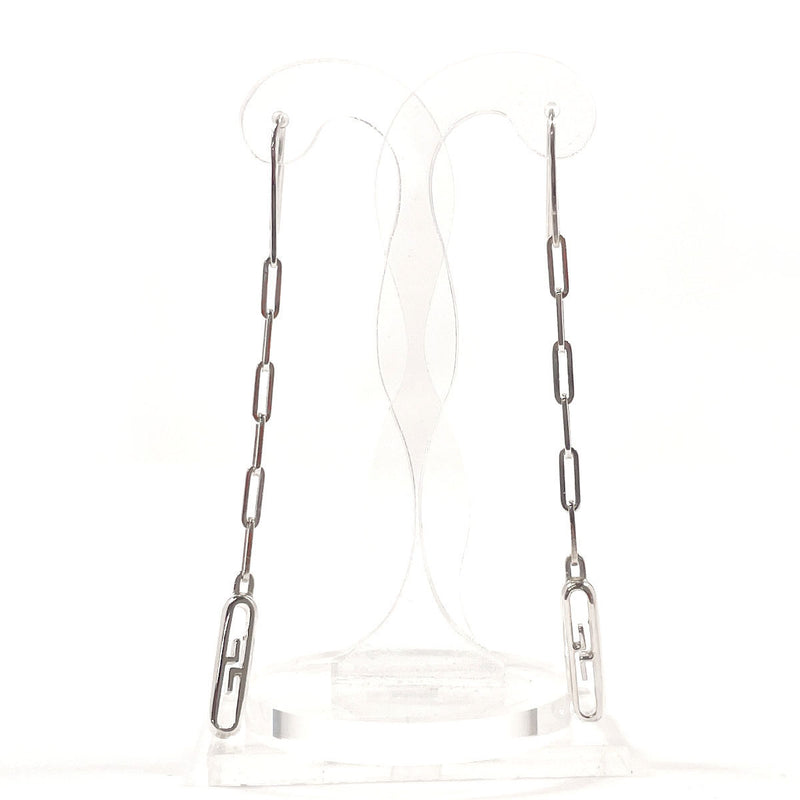 GUCCI earring Logo Swing Chain Silver925 Silver Women Second hand