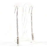 GUCCI earring Logo Swing Chain Silver925 Silver Women Second hand