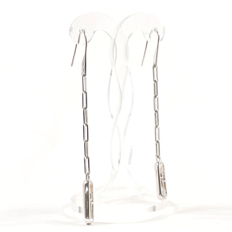 GUCCI earring Logo Swing Chain Silver925 Silver Women Second hand